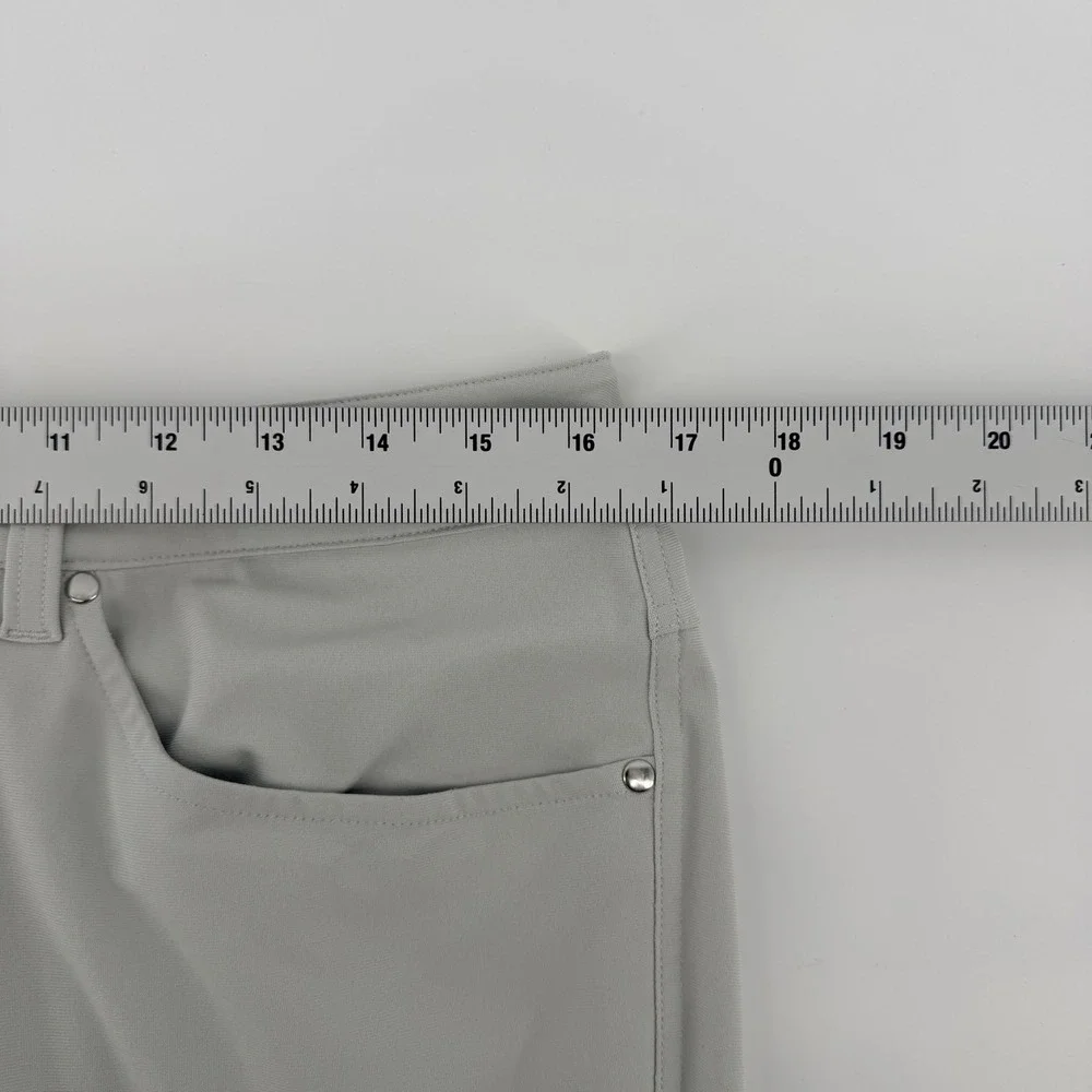 Lululemon Commission Pant Classic Fit 32 Grey Warpstreme Performance Golf Chino